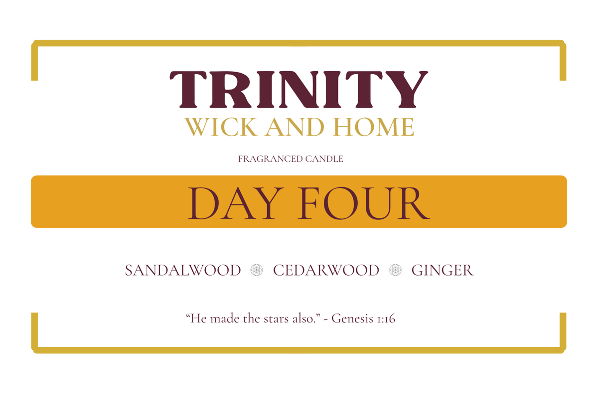 Day Four, Sandalwood, Cedarwood, Ginger